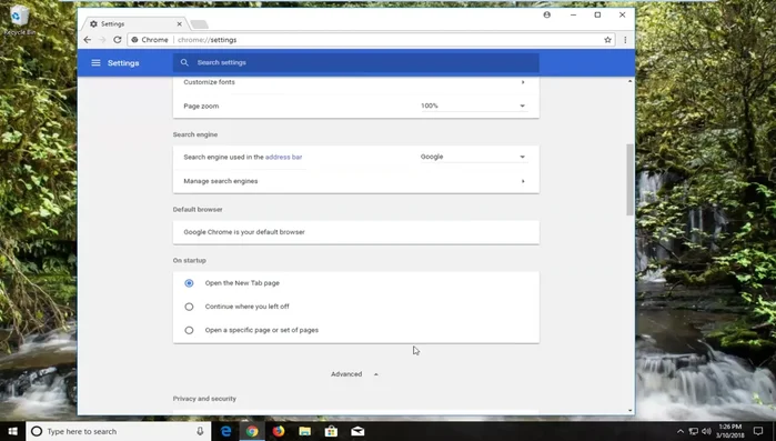 Scorri ancora fino a "Password e moduli".