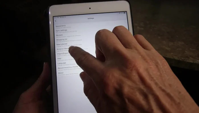 Copiare l'URL della ricetta.