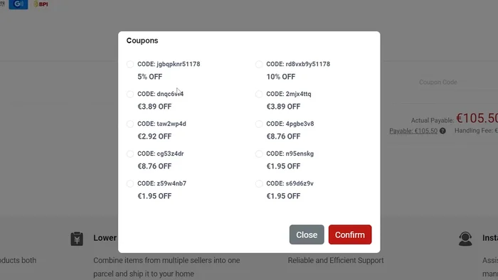 Verifica che lo sconto sia applicato correttamente.
