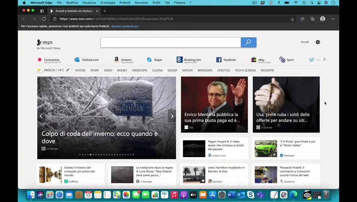 Spostarsi tra le applicazioni aperte