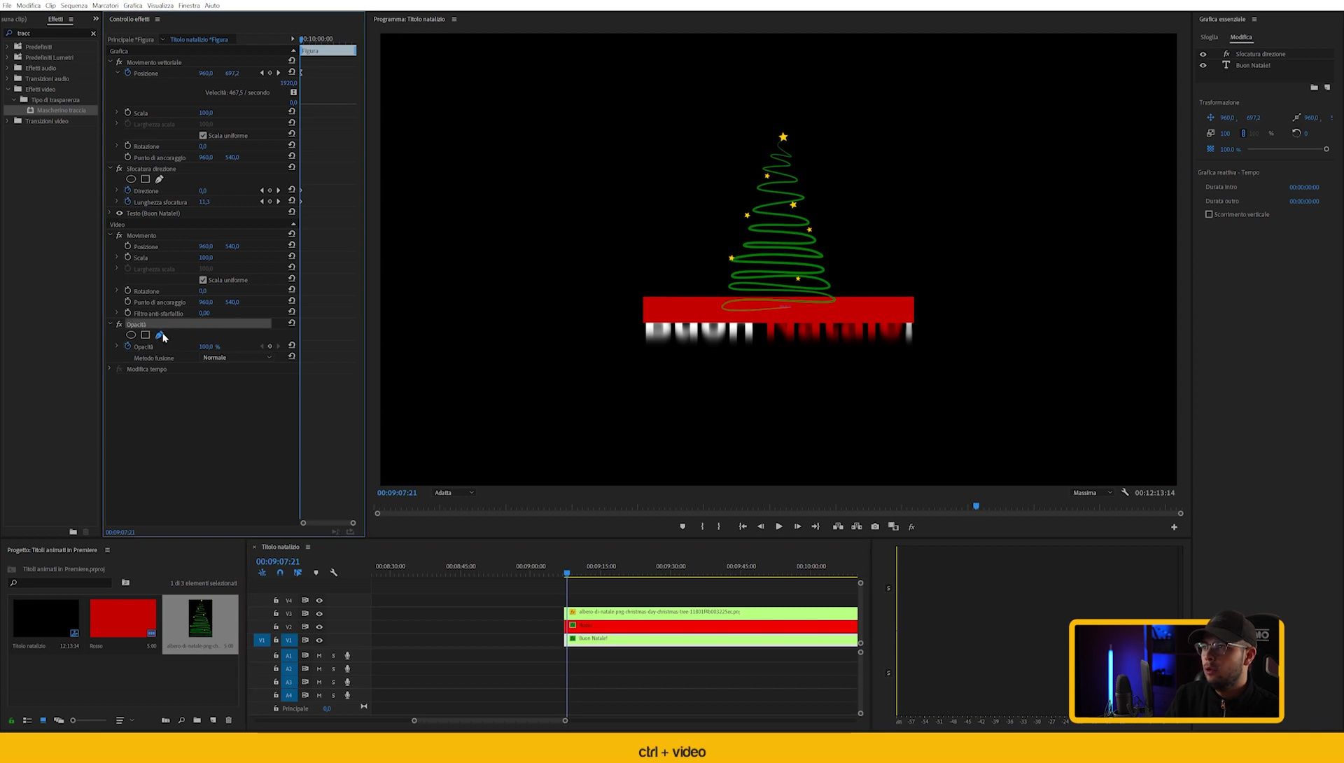 Animare Testi in Premiere Pro: Guida Completa per Titolazioni Natalizie Accattivanti