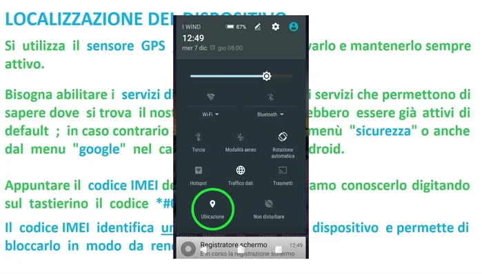 Appunta il codice email dello smartphone (digitando *#06# sul tastierino). Questo codice è fondamentale per bloccarlo in caso di furto.