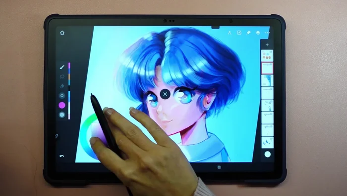 Aggiungere un riferimento (icona in alto) per avere un'immagine di supporto sempre visibile.