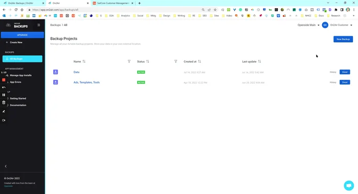 Configura le impostazioni del backup: seleziona la connessione di archiviazione cloud, scegli una cartella (esistente o nuova) per salvare i backup e imposta la pianificazione (settimanale, mensile, ecc.).