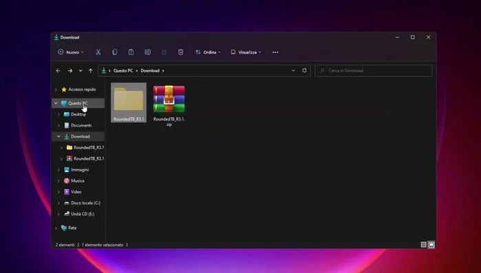Copia la cartella estratta e incollala nella directory 'C:\'.