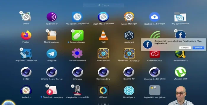 Confermare l'eliminazione.