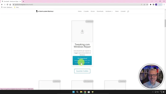 Riavviare il computer.
