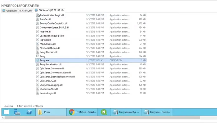 Salvare le modifiche al file di configurazione.