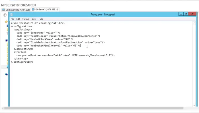 Arrestare il servizio Qlik Sense Proxy.
