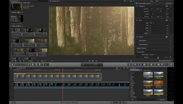 Applicare la modalità di fusione 'Sovrapposizione' per ottenere un effetto intermedio tra 'Moltiplica' e 'Schermo'.