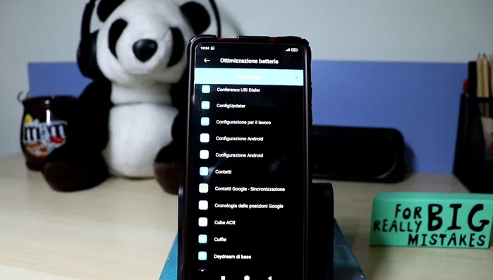 Disabilita l'ottimizzazione della batteria per Cube ACR nelle impostazioni del tuo smartphone.