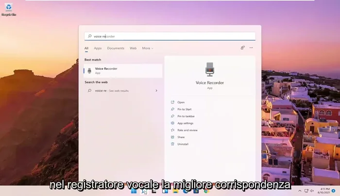 Autorizzare l'accesso al microfono.