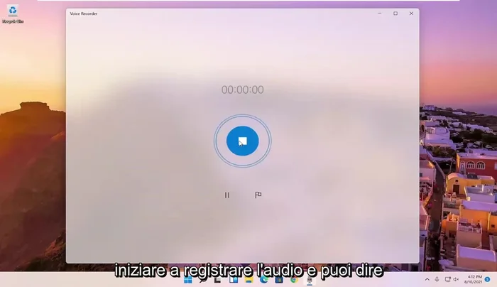 Aggiungere marcatori (opzionale) durante la registrazione.