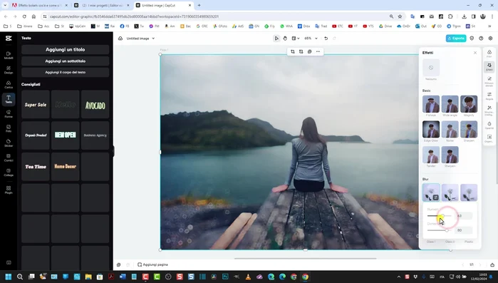 Esportare l'immagine.
