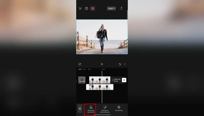 Esportare l'immagine.