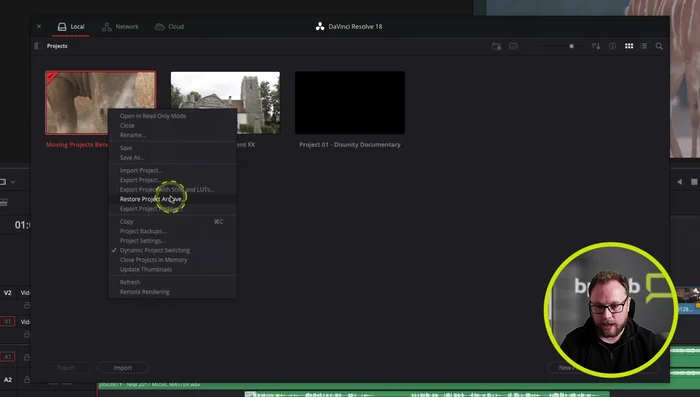 Il processo di creazione dell'archivio (.dra) inizierà.