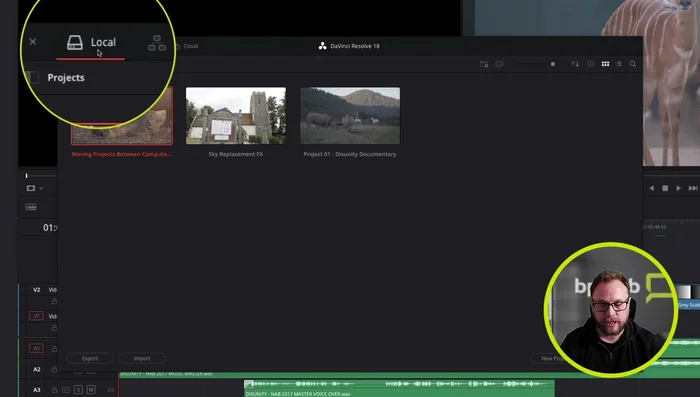 Selezionare la scheda "Cloud".