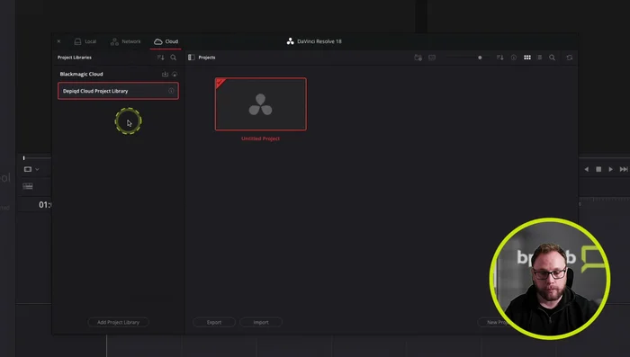 Selezionare la scheda "Cloud".