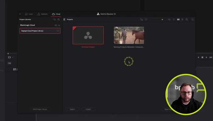 Accedere al progetto dal cloud su un altro computer.