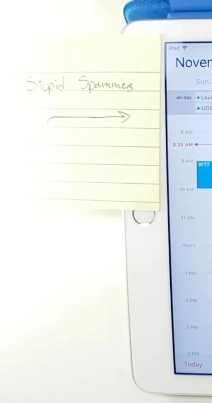 Sposta gli eventi spam nel nuovo calendario 'Spam'.