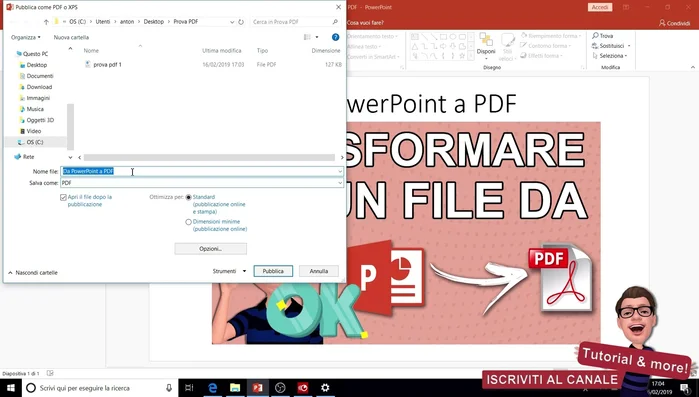 Clicca su 'Pubblica'.