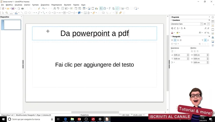 Inserisci il nome file.