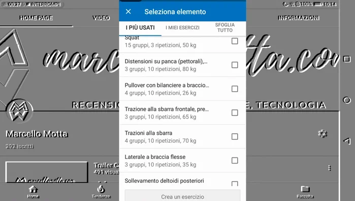 Registrazione attività fisica: Inserimento manuale, sincronizzazione con tracker fitness o altre app fitness.