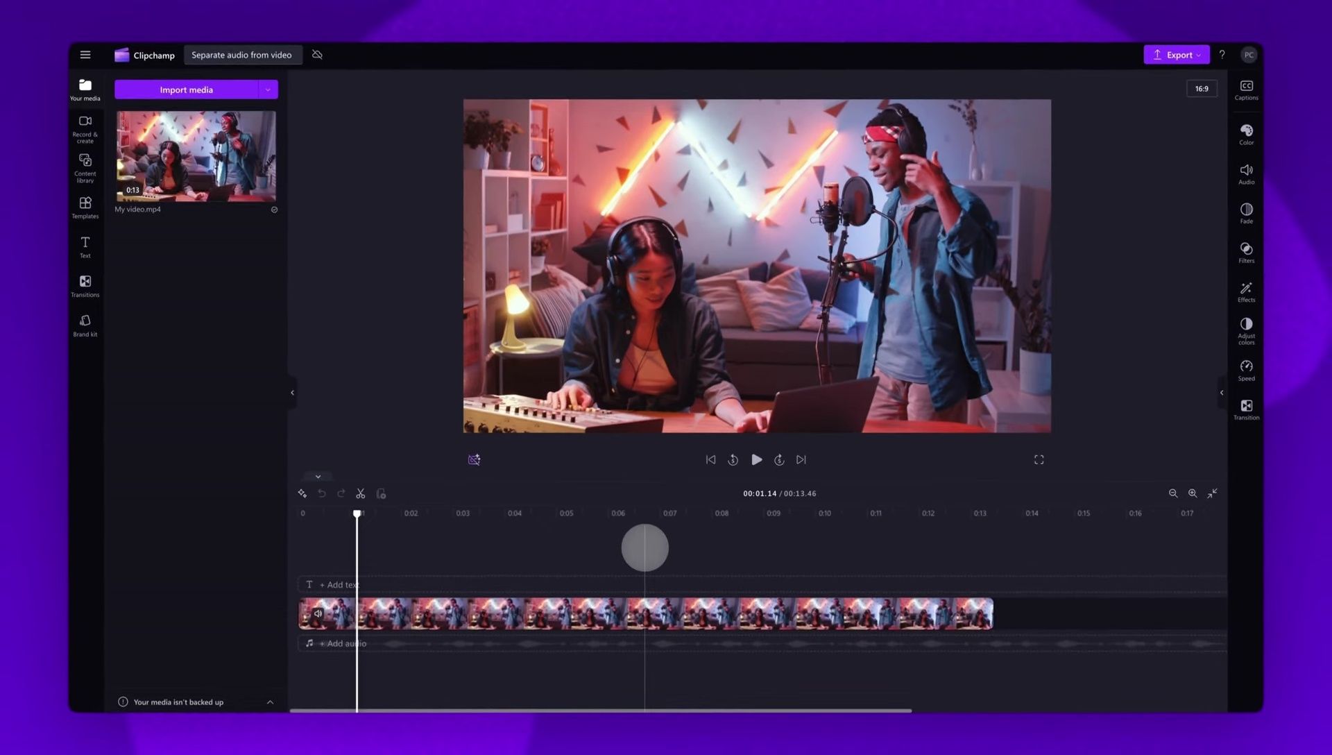 Estrai l'audio da qualsiasi video GRATIS con Clipchamp: Guida Rapida