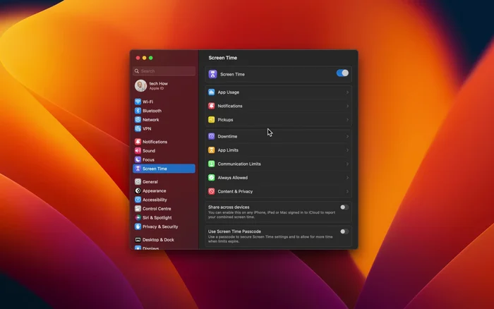 Verificare i limiti delle app e le restrizioni di Contenuti e privacy.