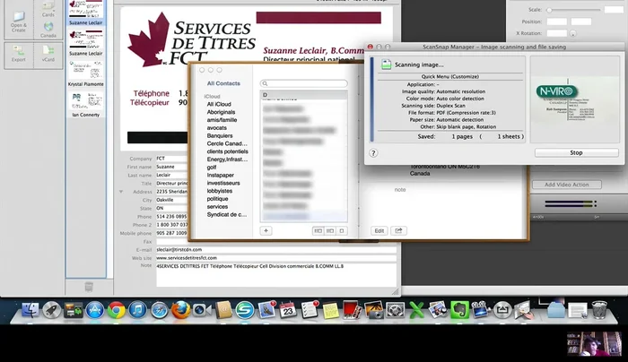 Salva le scansioni nel tuo account Evernote.