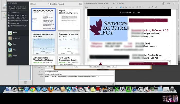 Salva le scansioni nel tuo account Evernote.