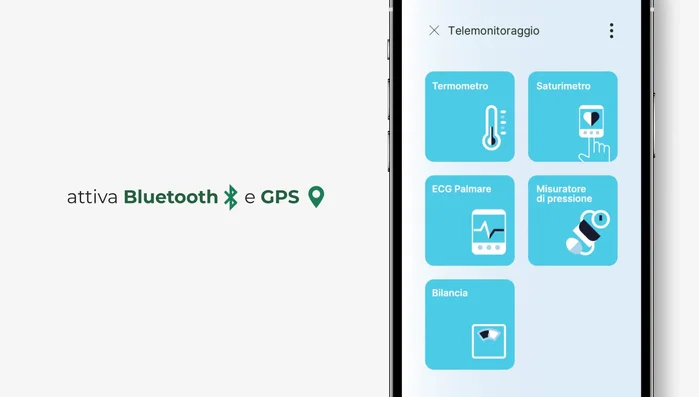 Cliccare su "Bilancia" nell'app.
