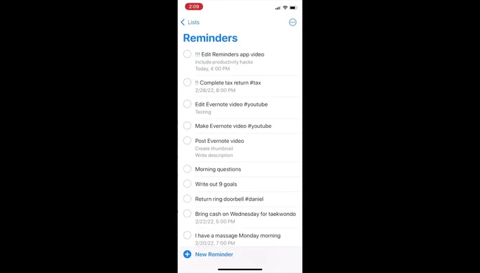 Usare Siri per aggiungere elementi alla lista.