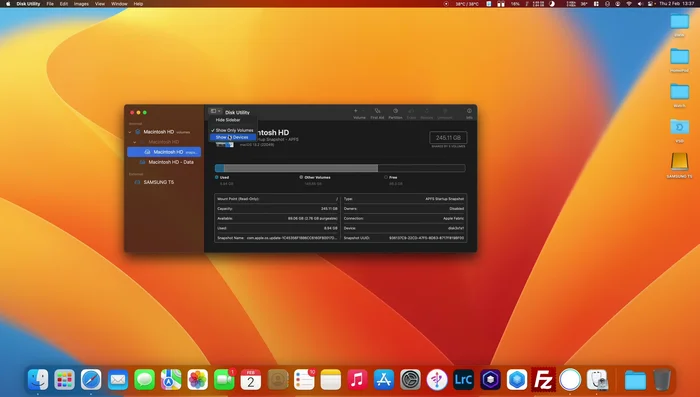 Visualizza tutti i dispositivi ed espandi le icone.