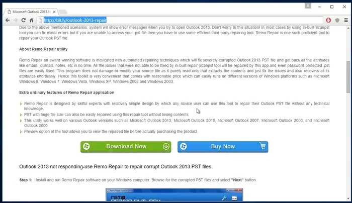 Aprire il software di riparazione PST.