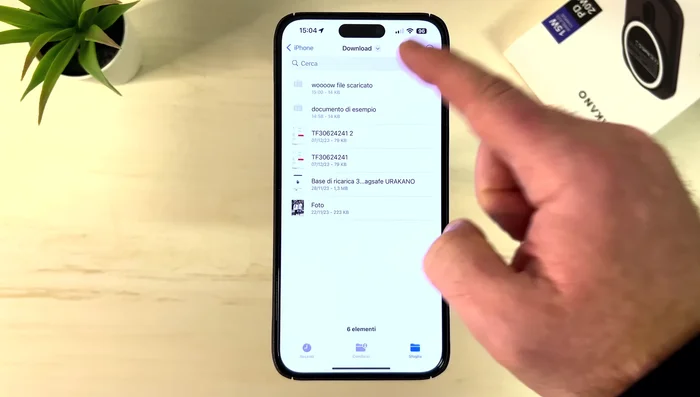 Trovare il file scaricato nella cartella 'Download'.