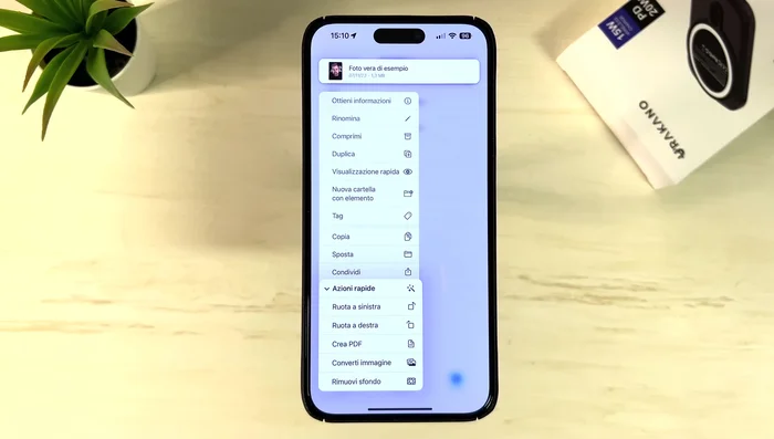 Convertire immagini in JPEG e modificare le dimensioni.