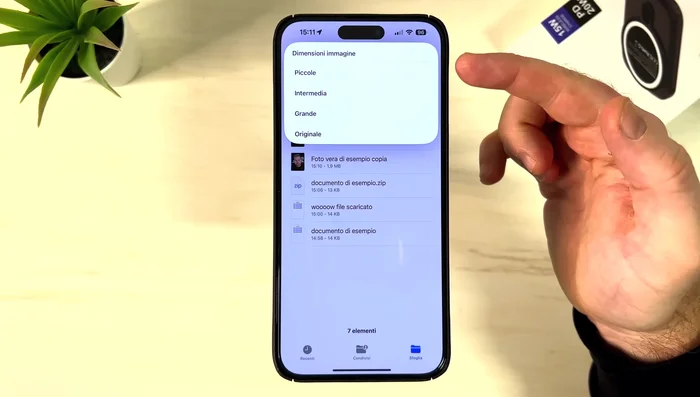 Convertire immagini in JPEG e modificare le dimensioni.