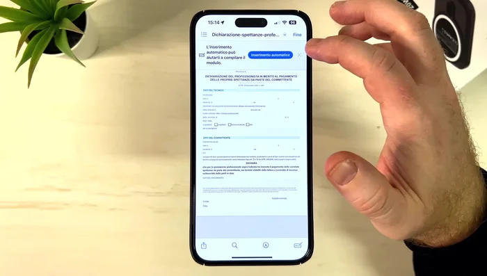 Aggiungere firme ai documenti.