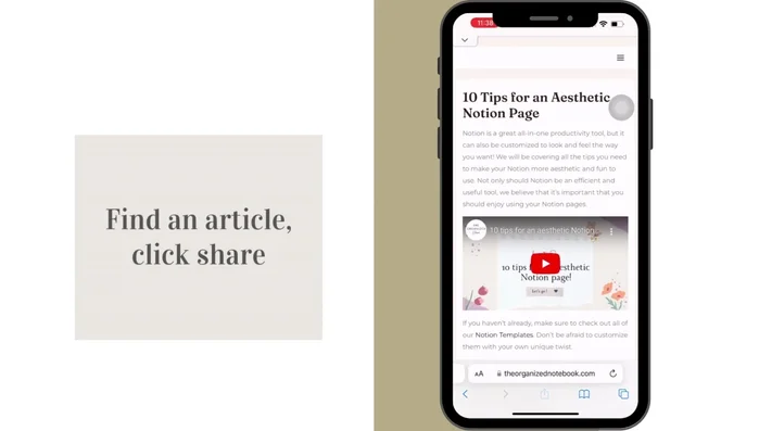 Trovare l'articolo da aggiungere.
