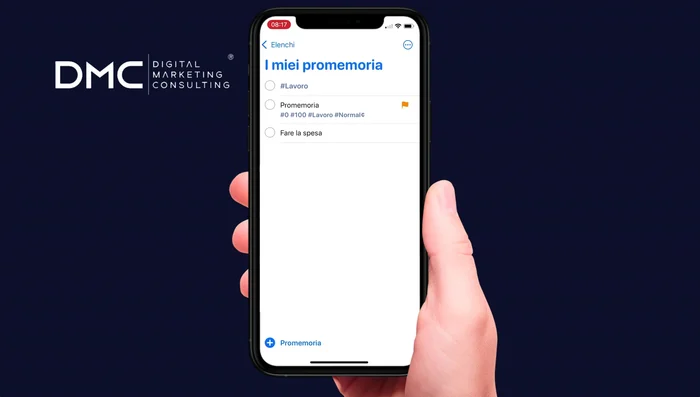 Inserisci promemoria all'interno di altri promemoria (es. creare una lista della spesa all'interno di un promemoria 'Fare la spesa').