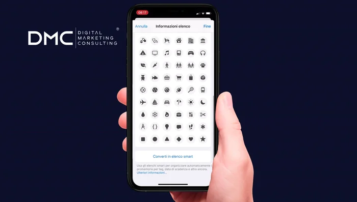 Utilizza le opzioni aggiuntive (tre puntini in alto a destra) per modificare le informazioni dell'elenco, condividerlo, spostare o eliminare i promemoria, ordinarli e altro ancora.