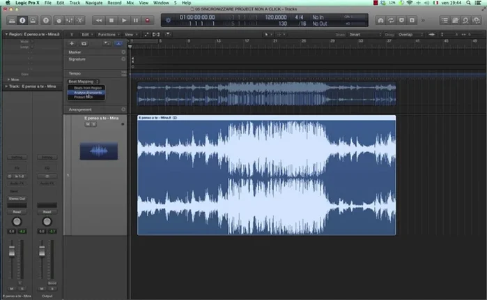 Utilizzare i pulsanti '+' e '-' per regolare il numero di transienti rilevati, a seconda delle necessità.