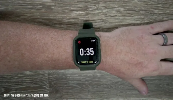 Avvia il timer con un semplice gesto del pugno.