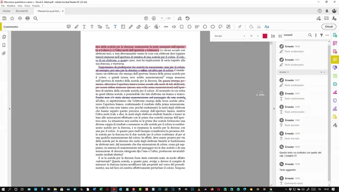 Inserire caselle di testo per aggiungere paragrafi o note aggiuntive.