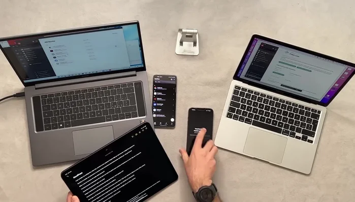 Sblocco con impronta digitale e Face ID (iOS).