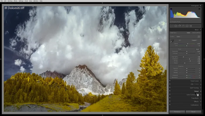 Effettua ritocchi finali in un editor di immagini come Lightroom (opzionale).