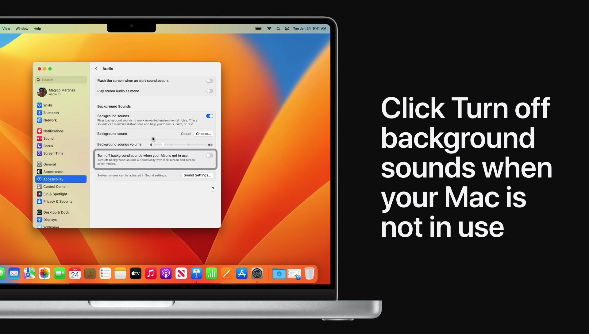 Attiva i Suoni Ambientali di Sfondo su macOS Ventura: Guida Rapida
