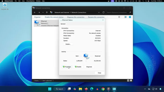 Abilitare 'Utilizza i seguenti indirizzi del server DNS', impostare DNS preferito su 1.1.1.1 e DNS alternativo su 1.0.0.1