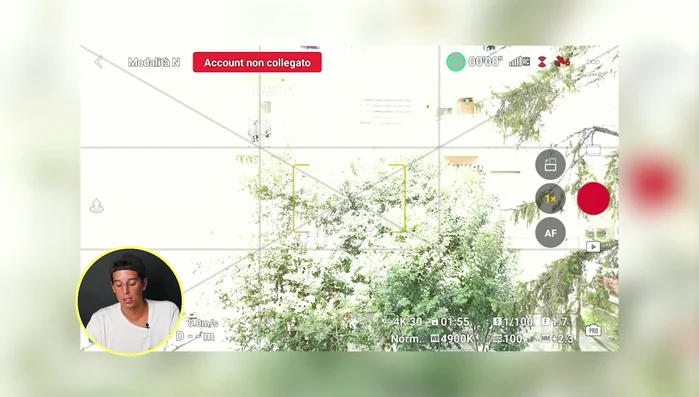 Mantieni gli ISO tra 100 e 400 per evitare rumore nell'immagine.